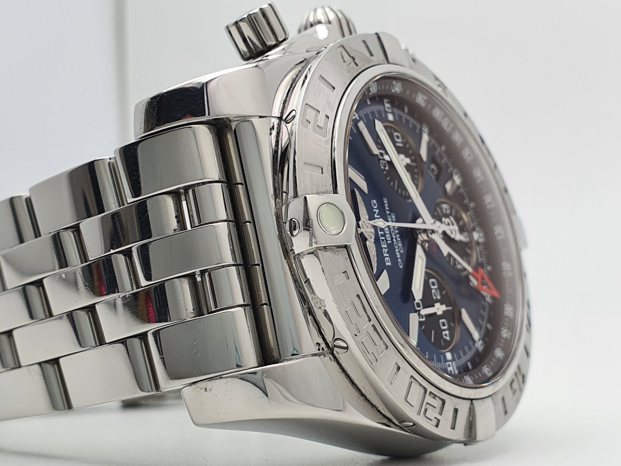 IMG_9081 Breitling Chronomat 44 GMT Mens watch Unisex Automatic Steel AB042011 C852 Replica 7