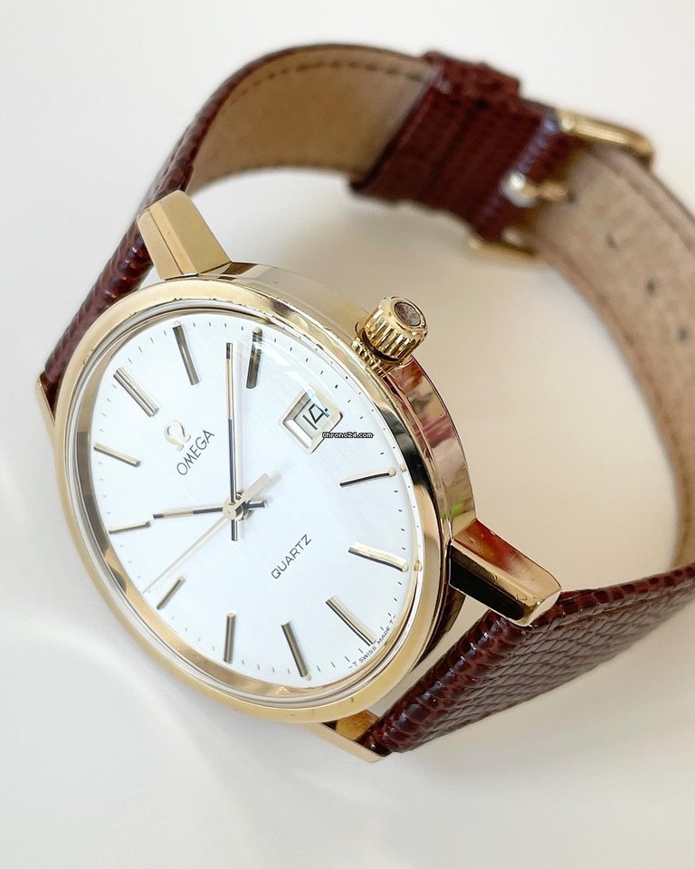 IMG_9081 Omega Seamaster Mens watch Unisex Quartz Gold Steel 196.0160 Replica 7