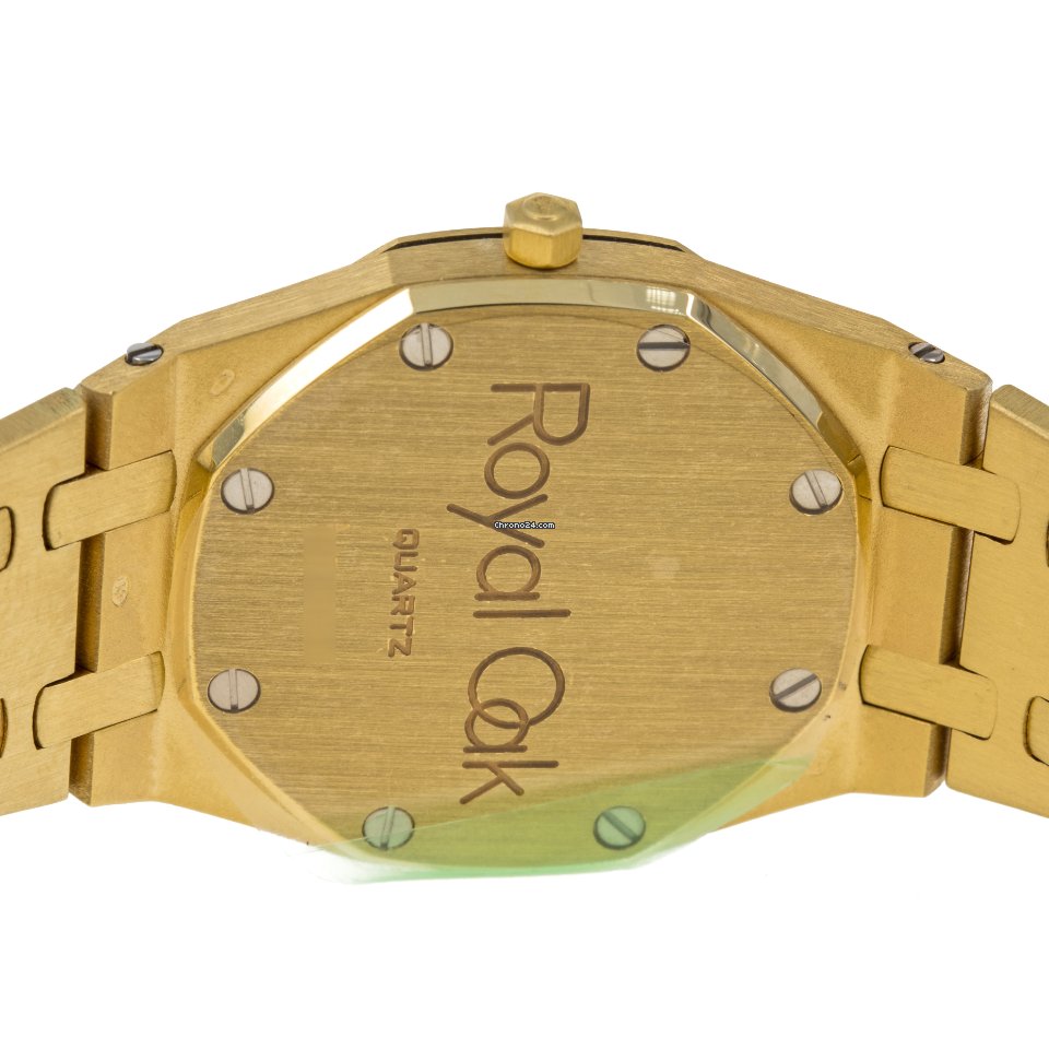 IMG_9081 Audemars Piguet Royal Oak Womens watch Quartz Yellow gold 6008BA Replica 7