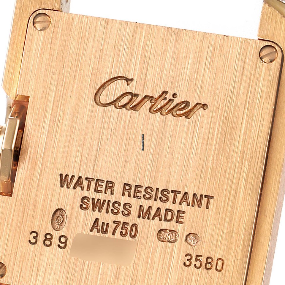 Cartier Tank Anglaise Womens watch Quartz Rose gold WT100013 Replica 7