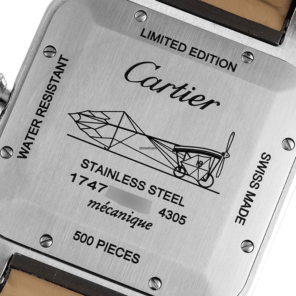 IMG_9081 Cartier Santos Dumont Mens watch Unisex Manual winding Steel W2SA0025 Replica 7