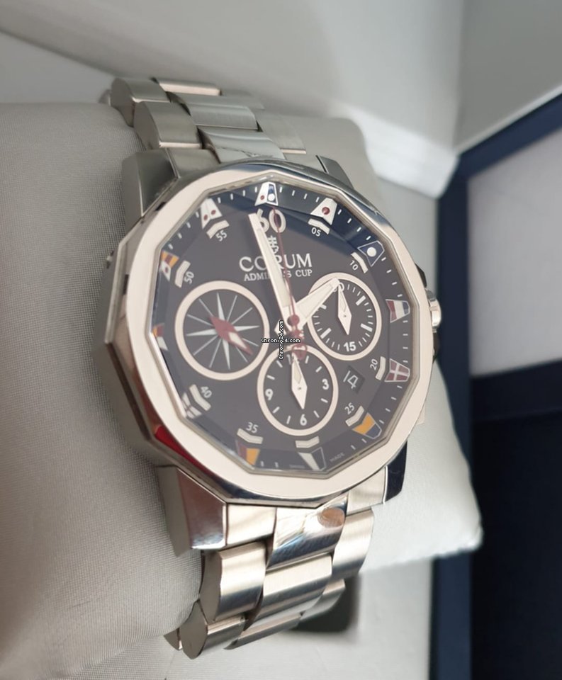 Corum Admirals Cup Challenger Mens watch Unisex Automatic Steel 753.691.20 F371 AA92 Replica 7