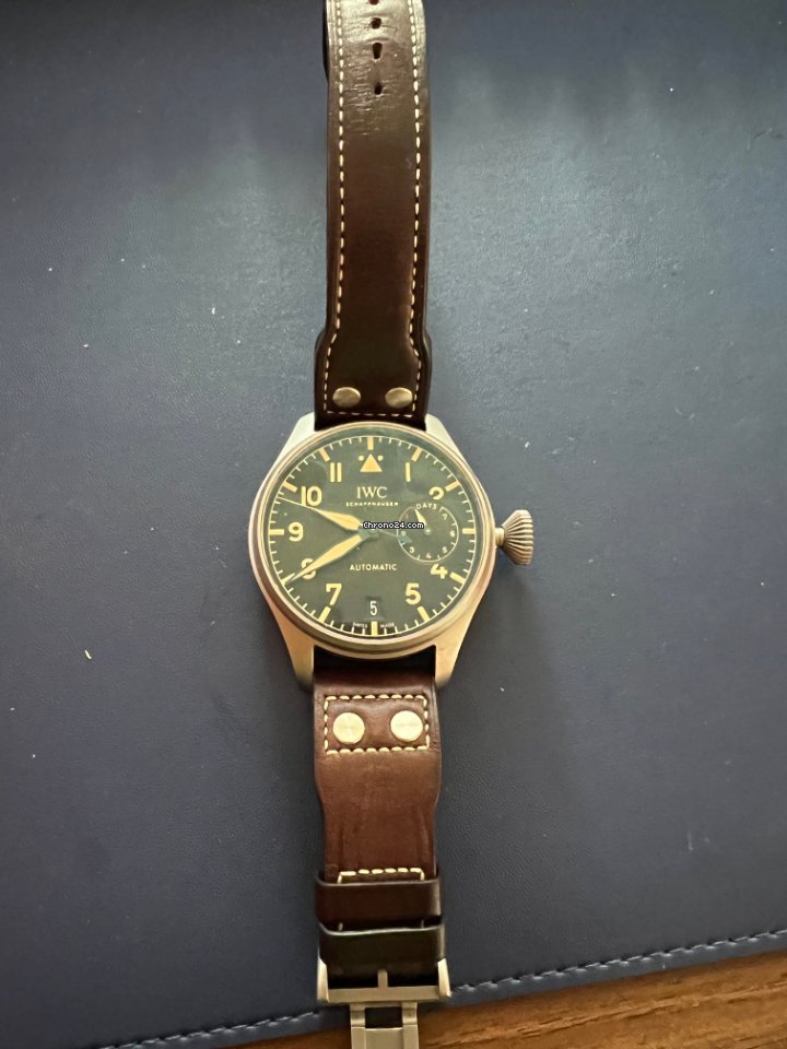 IMG_9081 IWC Big Pilot Mens watch Unisex Automatic Titanium IW501004 Replica 7
