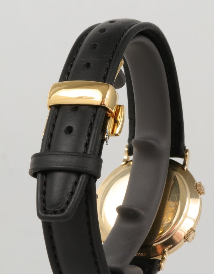 IMG_9081 Jaeger-LeCoultre Mens watch Unisex Automatic Yellow gold Jaeger Le Coultre Vintage Memovox Alarm 14k Yellow Gold Replica 7