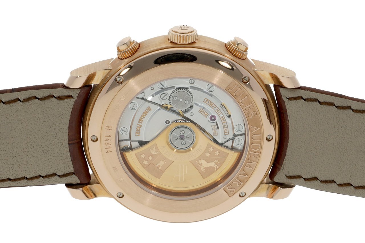 IMG_9081 Audemars Piguet Jules Audemars Mens watch Unisex Automatic Red gold 26100OR.OO.D088CR.01 Replica 7