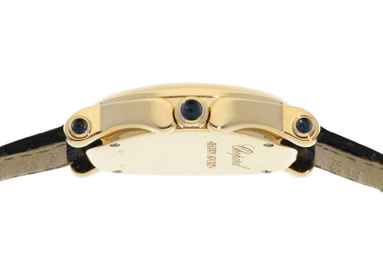 IMG_9081 Chopard Happy Sport Womens watch Quartz Yellow gold 27 7000-23 Replica 7