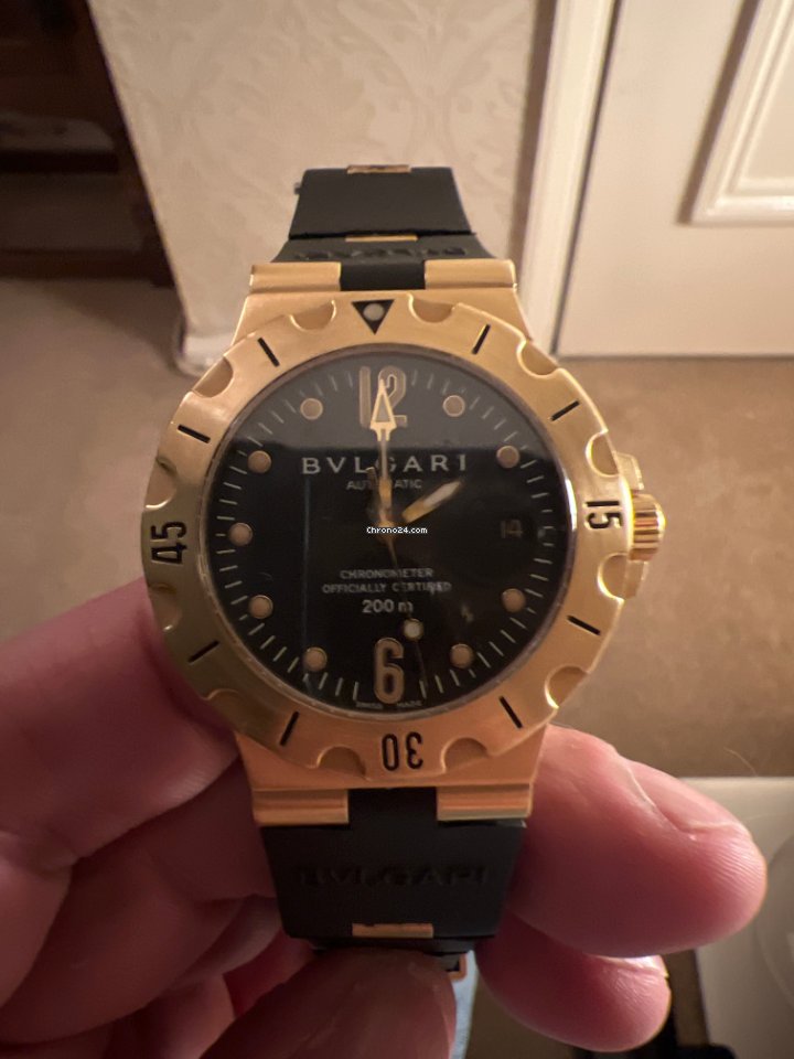 Bulgari Mens watch Unisex Automatic Yellow gold L254 Replica 7