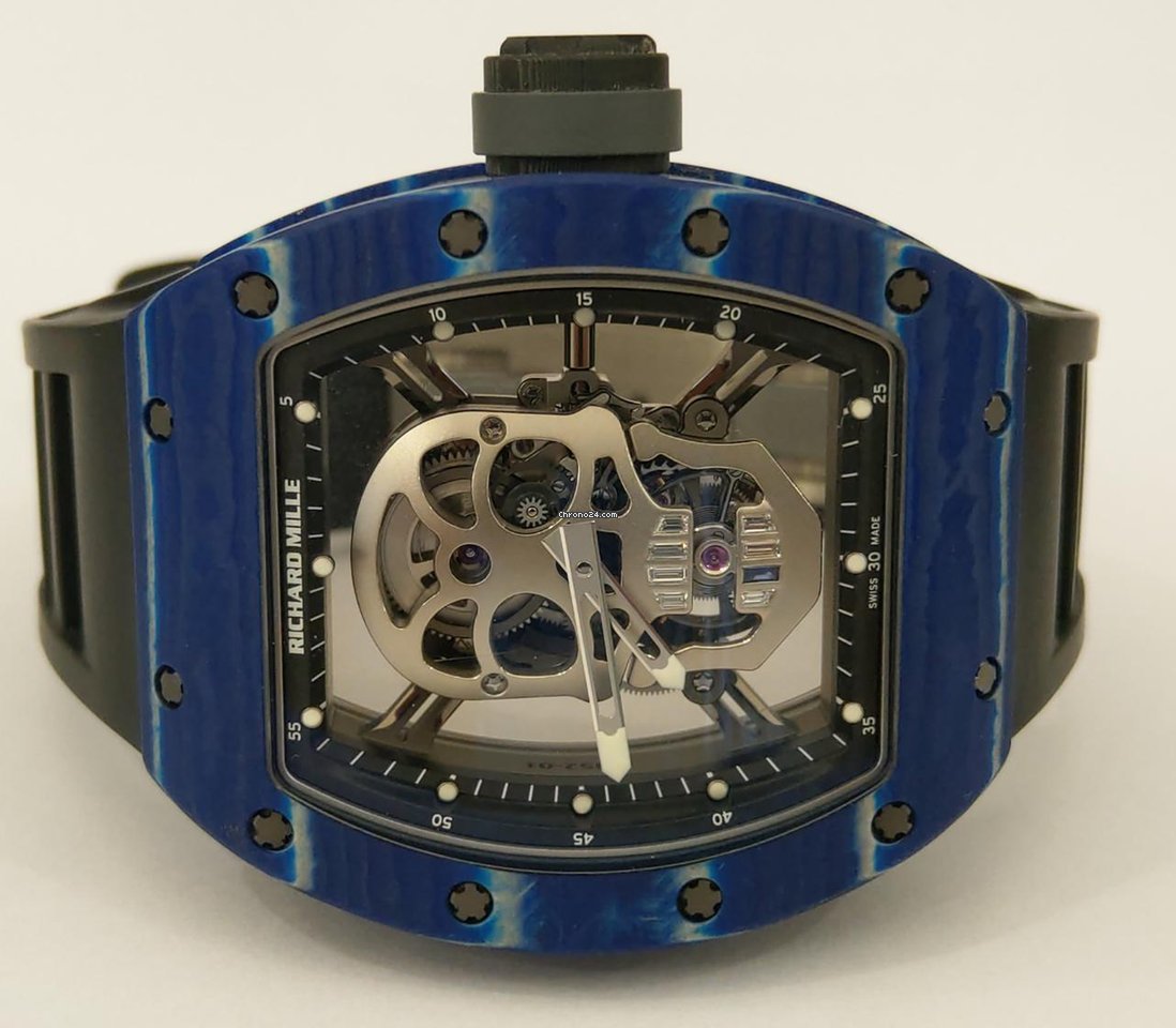 IMG_9081 Richard Mille RM 052 Mens watch Unisex Automatic Carbon RM52-01 Replica 7