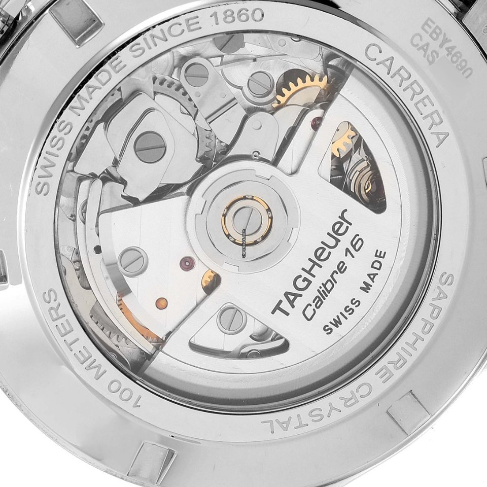 IMG_9081 TAG Heuer Carrera Calibre 16 Mens watch Unisex Automatic Steel CAS2111.BA0730 Replica 7