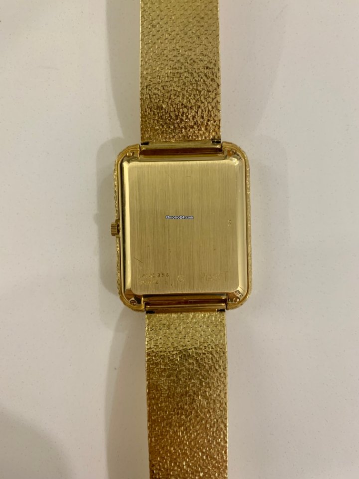 IMG_9081 Piaget Mens watch Unisex Quartz Yellow gold 14101 Replica 7