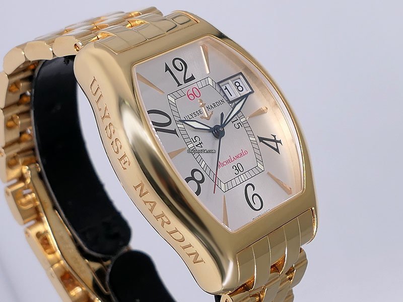 IMG_9081 Ulysse Nardin Michelangelo Mens watch Unisex Automatic Rose gold 236-68 581 Replica 7
