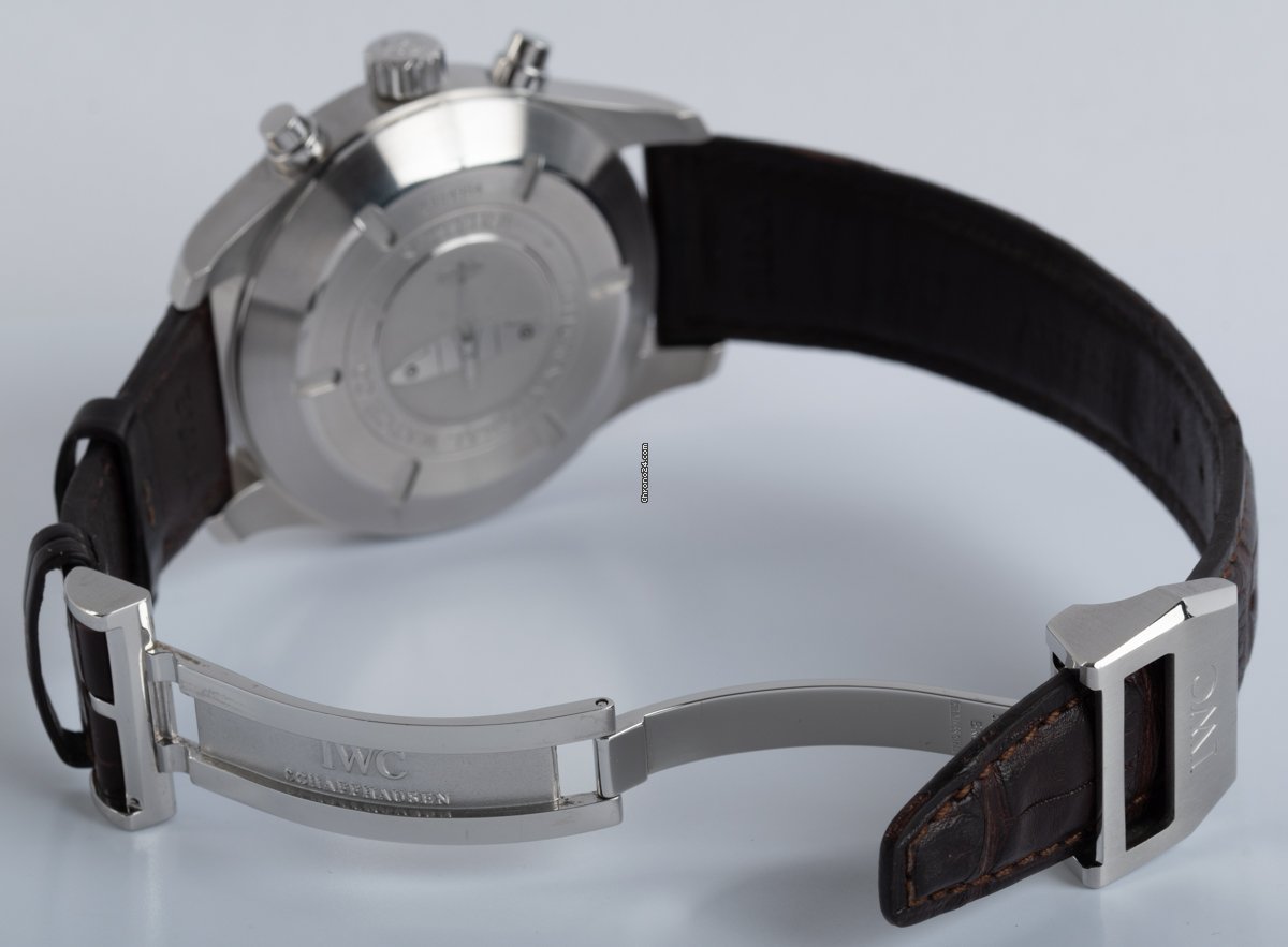 IMG_9081 IWC Pilot Spitfire Chronograph Mens watch Unisex Automatic Steel IW387802 Replica 7