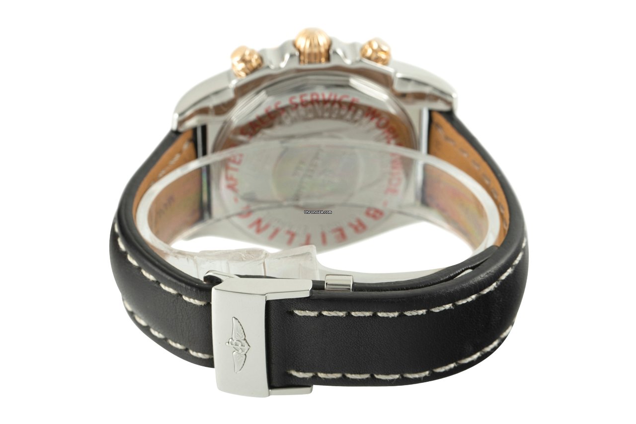 IMG_9081 Breitling Chronomat 41 Mens watch Unisex Automatic Gold Steel CB0140 Replica 7