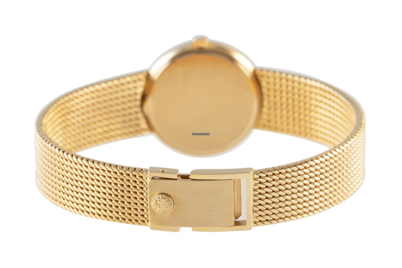 IMG_9081 Patek Philippe Calatrava Womens watch Quartz Yellow gold 4819 5 Replica 7