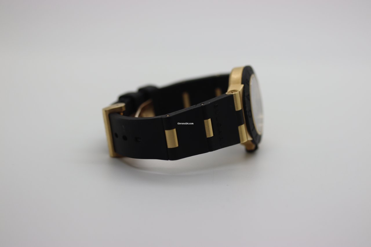 IMG_9081 Bulgari Diagono Womens watch Automatic Yellow gold AL32G Replica 7