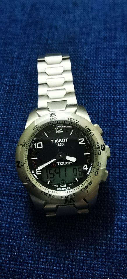 IMG_9081 Tissot T-Touch II Mens watch Unisex Quartz Titanium T047.420.44.057.00 Replica 7