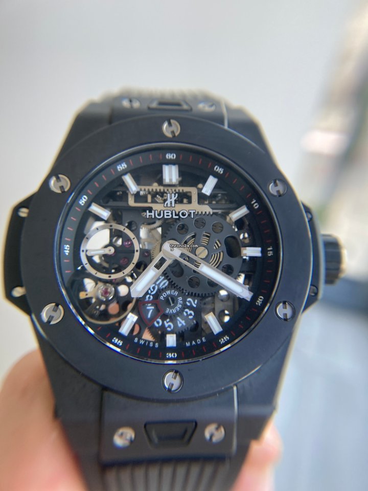IMG_9081 Hublot Big Bang Meca-10 Mens watch Unisex Manual winding Ceramic 414.CI.1123.RX Replica 7