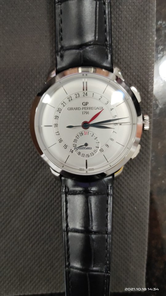 IMG_9081 Girard Perregaux 1966 Mens watch Unisex Automatic Steel 49544-11-132-BB60 Replica 7