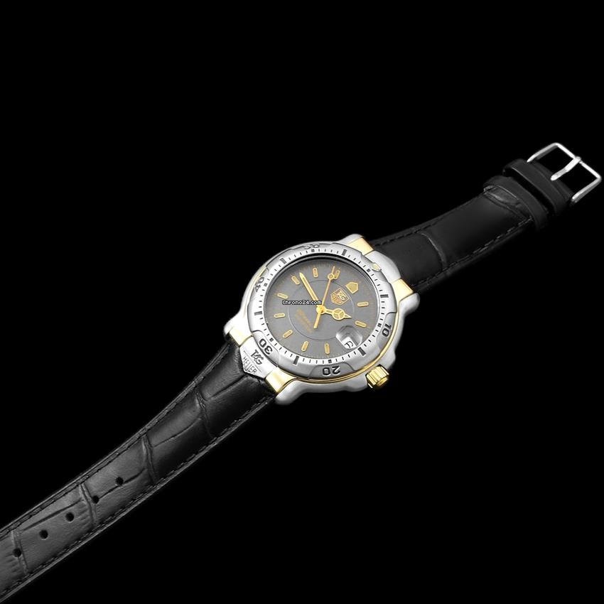 TAG Heuer 6000 Mens watch Unisex Quartz Gold Steel 8424 Replica 7