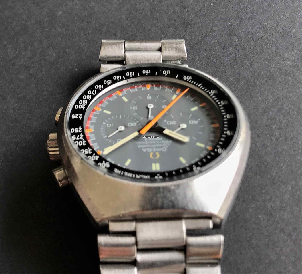 Omega Speedmaster Mark II Mens watch Unisex Manual winding Steel 145.014 Replica 7