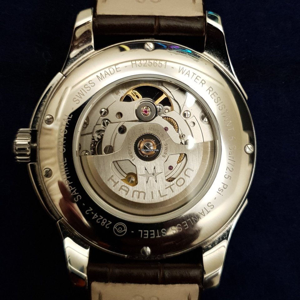 Hamilton Jazzmaster Open Heart Mens watch Unisex Automatic Steel H32565595 Replica 7