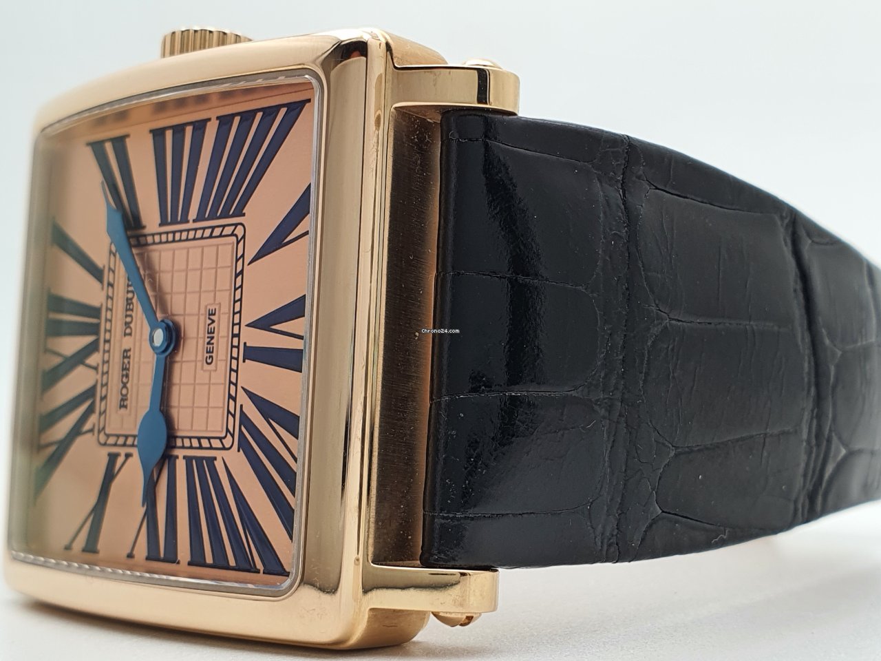 IMG_9081 Roger Dubuis Golden Square Mens watch Unisex Automatic Rose gold G37 Replica 7