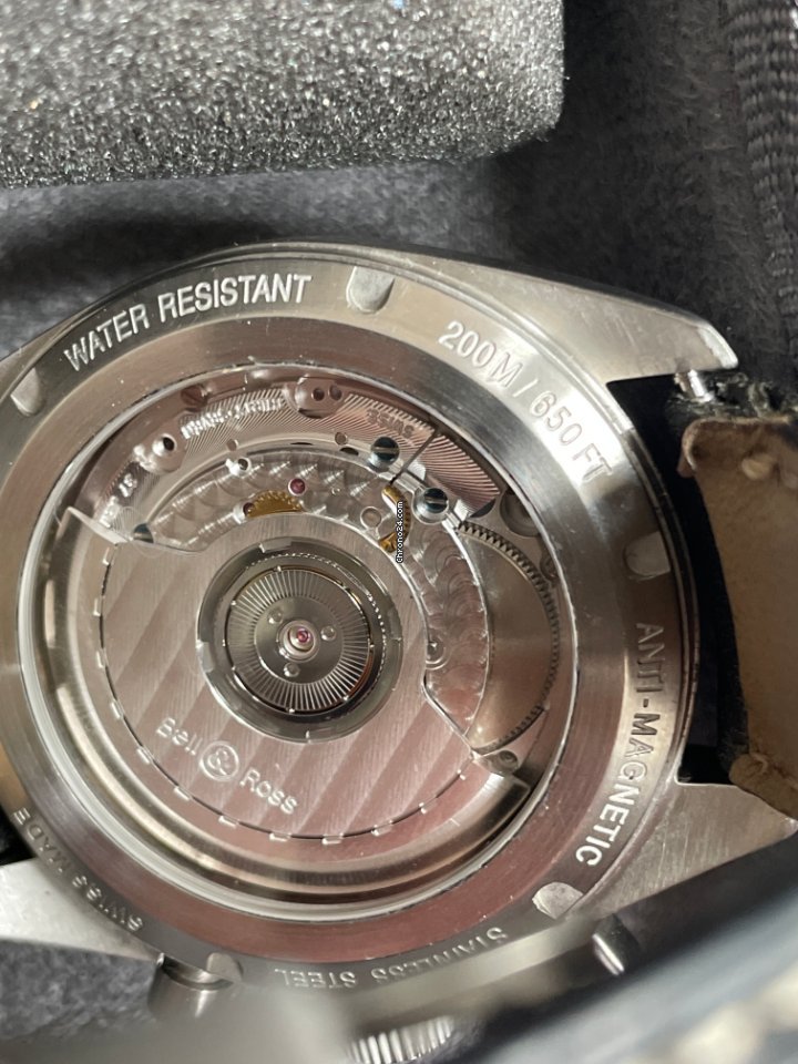 IMG_9081 Bell & Ross BR V1 Mens watch Unisex Automatic Steel BRV126-BL-ST SST Replica 7