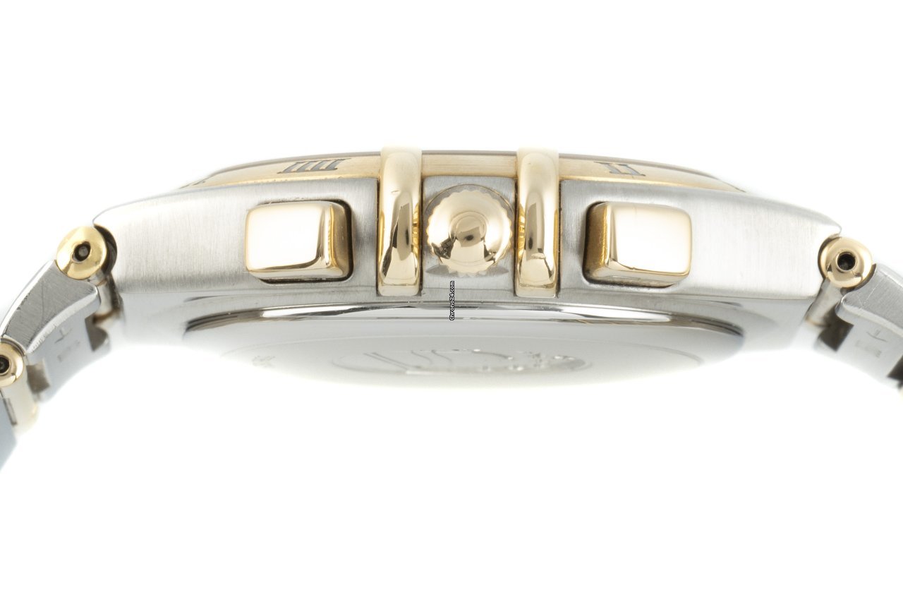 IMG_9081 Omega Constellation Mens watch Unisex Quartz Gold Steel 386.1201 Replica 7