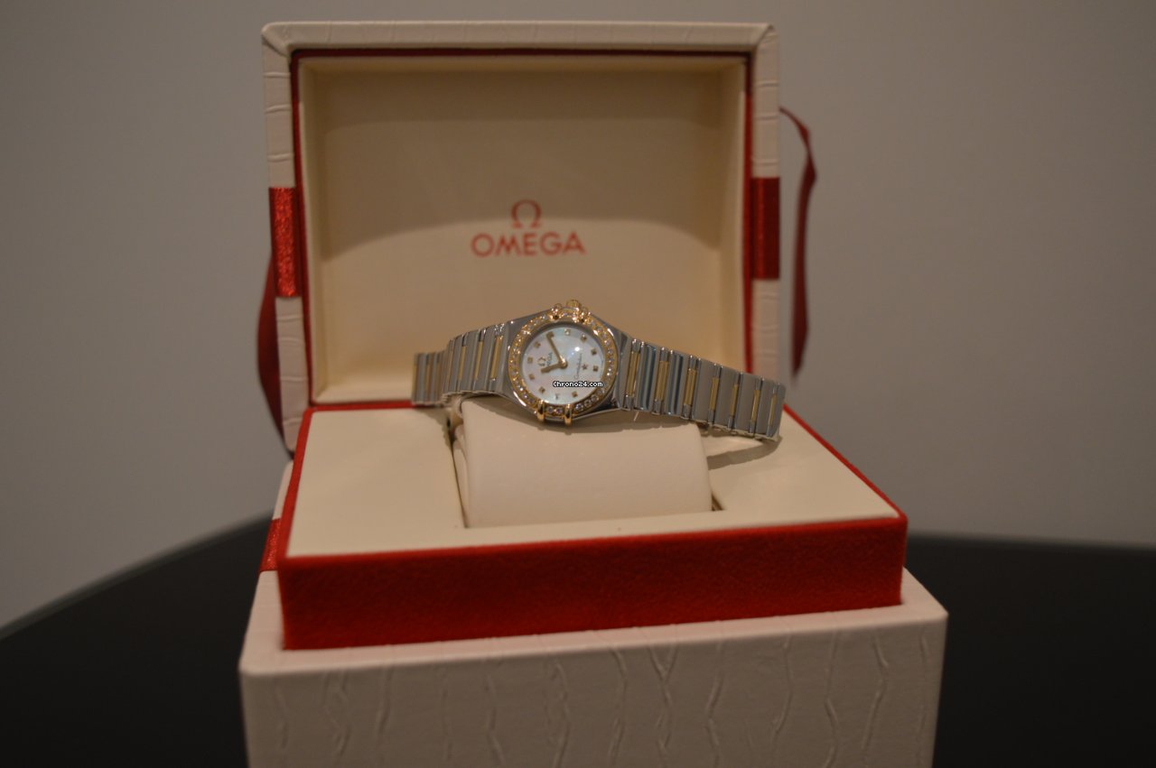 IMG_9081 Omega Constellation Womens watch Quartz Gold Steel 1365.71.00 Replica 7