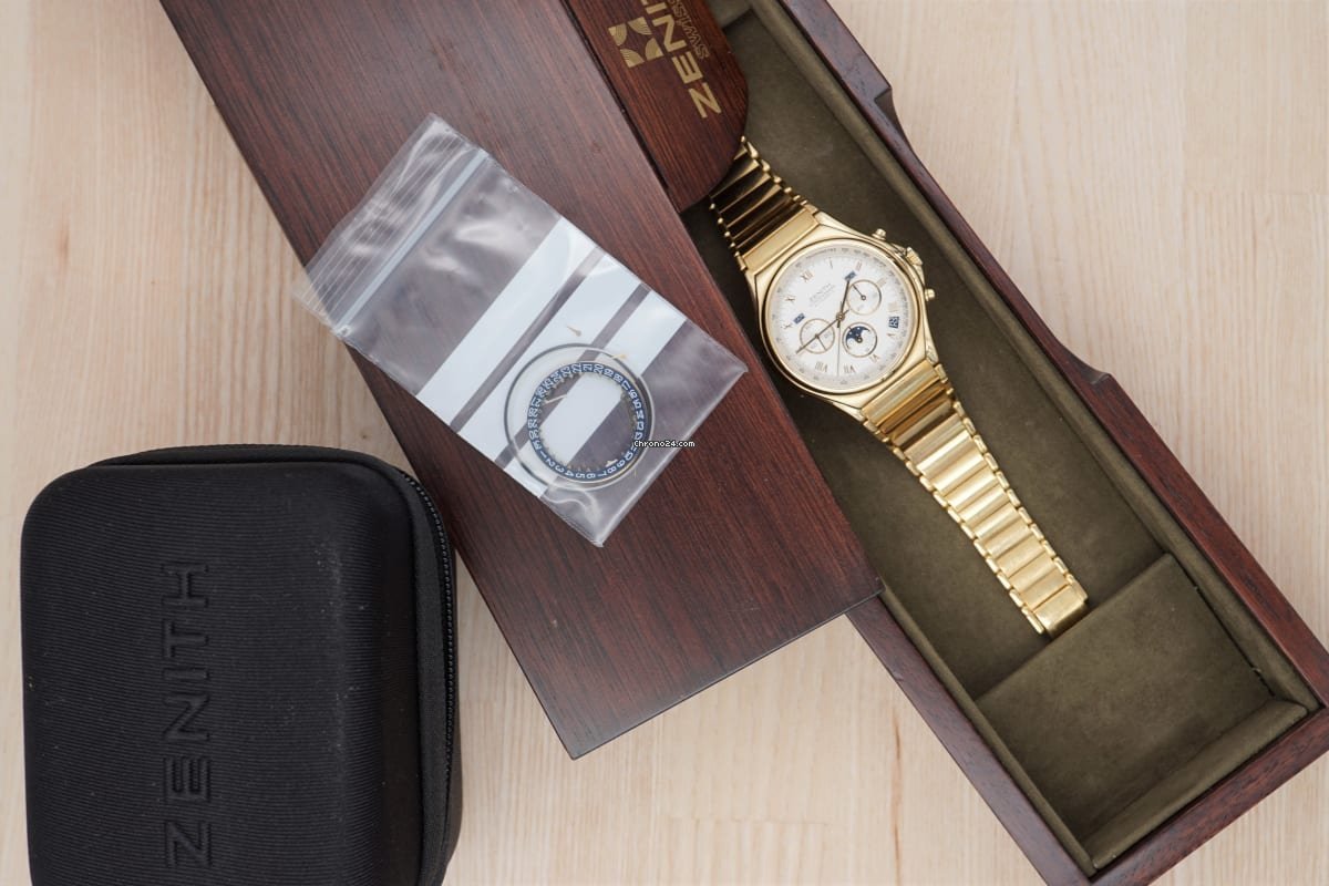 IMG_9081 Zenith Port Royal Mens watch Unisex Automatic Yellow gold 95.0102.418 Replica 7