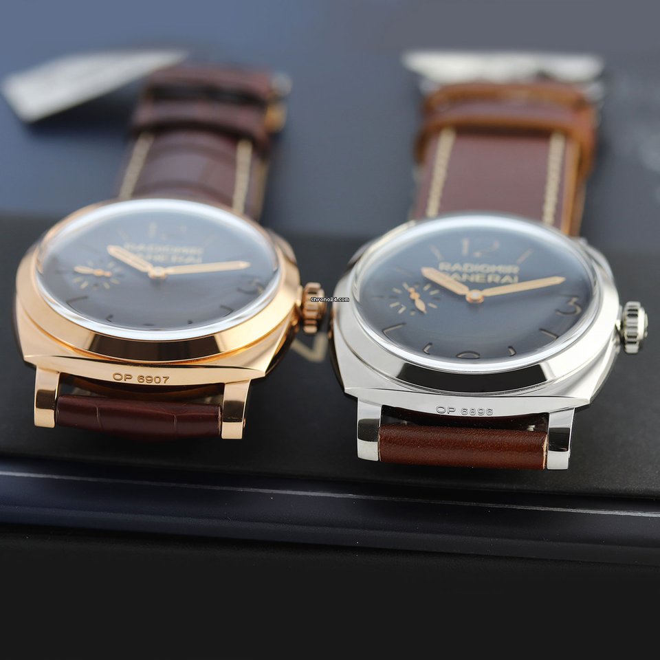 Panerai Special Editions Mens watch Unisex Manual winding Gold Steel pam00398 & pam0399 Replica 7