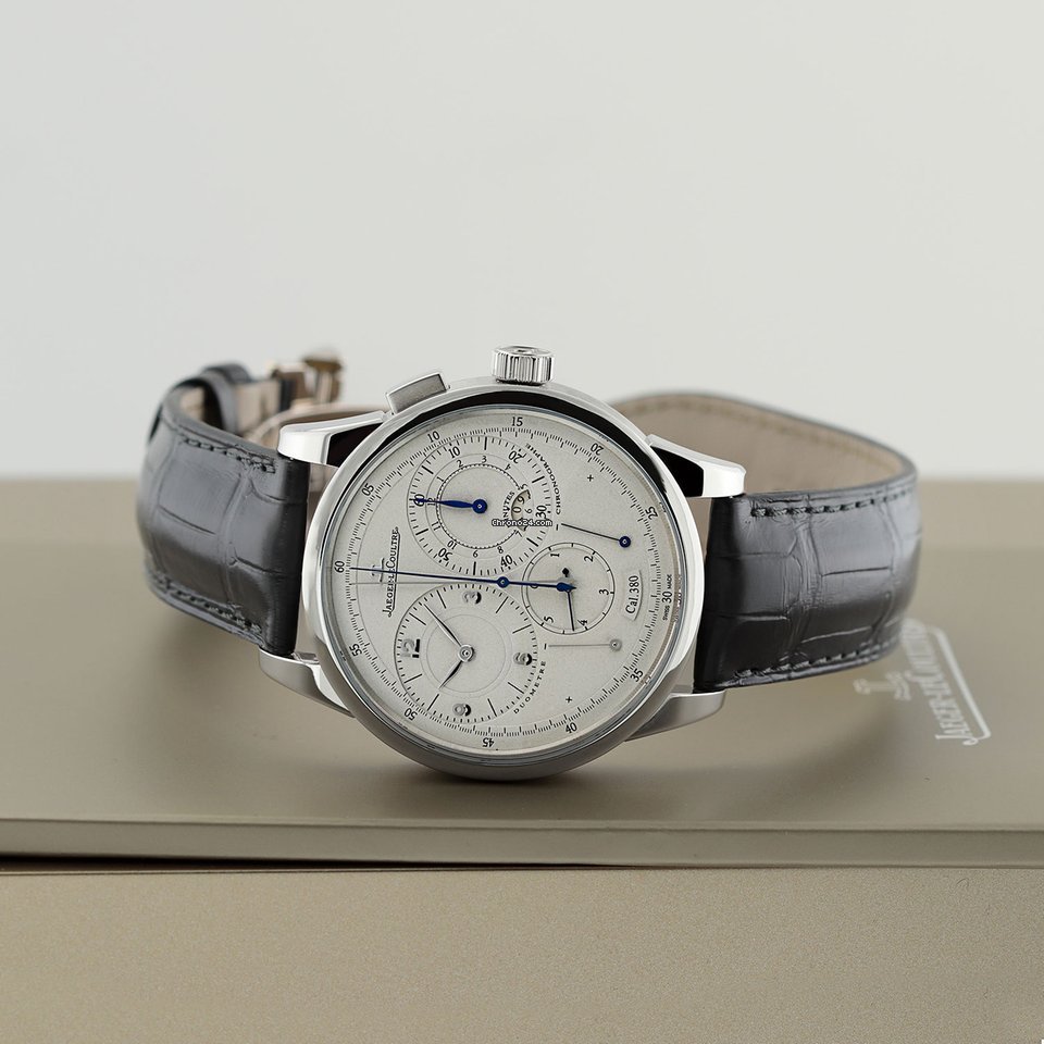 IMG_9081 Jaeger-LeCoultre Duometre Mens watch Unisex Manual winding Platinum 6016490 Replica 7