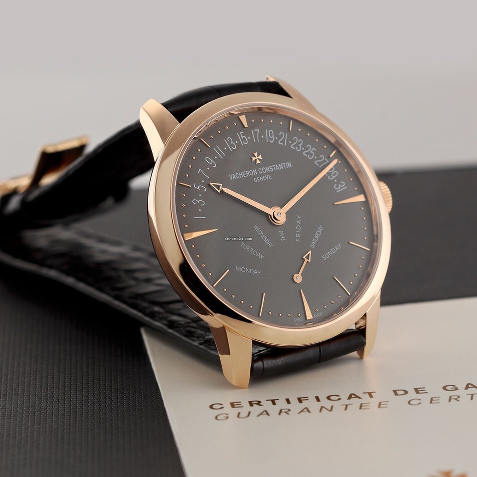 Vacheron Constantin Patrimony Mens watch Unisex Automatic Rose gold 4000u 000r-b111 Replica 7