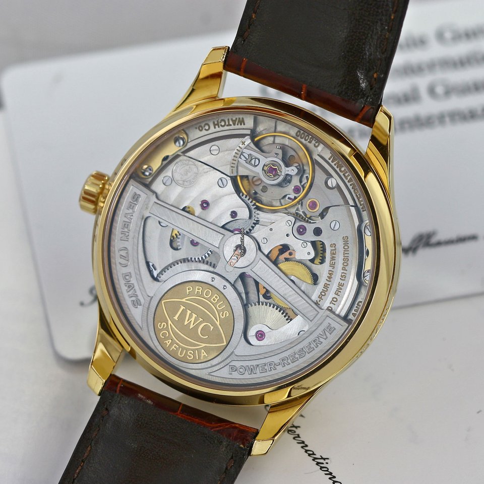 IMG_9081 IWC Portuguese Automatic Mens watch Unisex Automatic Rose gold 5000-004 Replica 7