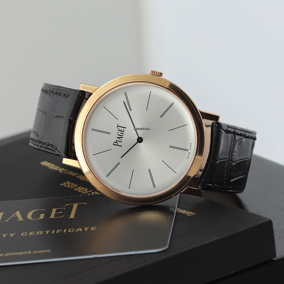 IMG_9081 Piaget Altiplano Mens watch Unisex Manual winding Rose gold g0a31114 Replica 7