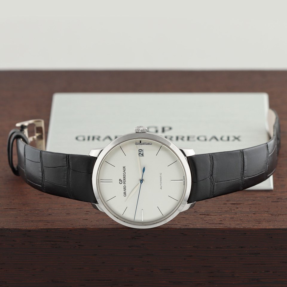 IMG_9081 Girard Perregaux 1966 Mens watch Unisex Automatic White gold 49527-53-131-bk6a Replica 7