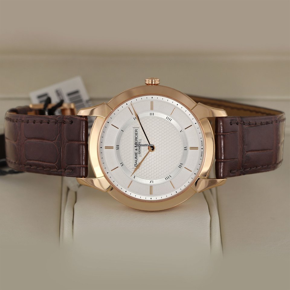 Baume & Mercier William Baume Mens watch Unisex Manual winding Rose gold m0a08794 Replica 7