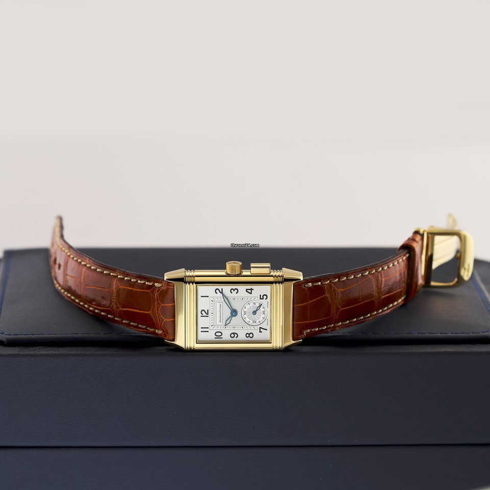 IMG_9081 Jaeger-LeCoultre Reverso Memory Manual winding Yellow gold 255.140.822B 255.1.82 Replica 7