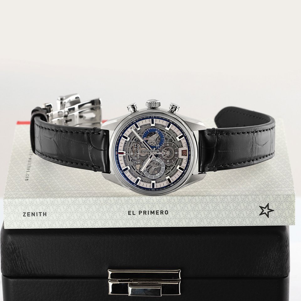 IMG_9081 Zenith El Primero Chronomaster Mens watch Unisex Automatic Steel 03.2081.400 78.c813 Replica 7