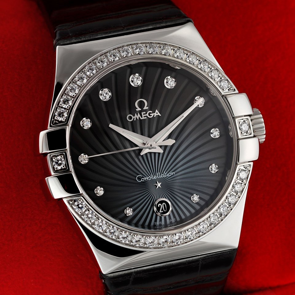 Omega Constellation Quartz Womens watch Quartz Steel 123.18.35.60.56.001 Replica 7