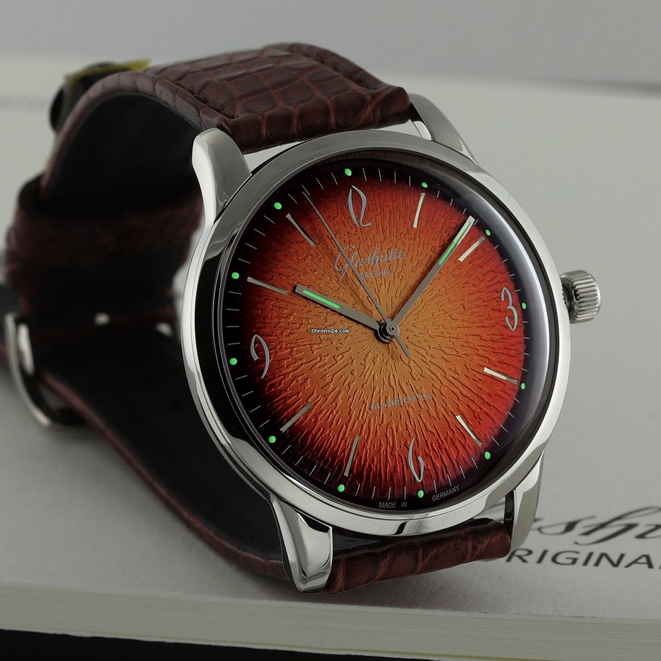 IMG_9081 Glashutte Original Sixties Mens watch Unisex Automatic Steel 1-39-52-13-02-04 Replica 7