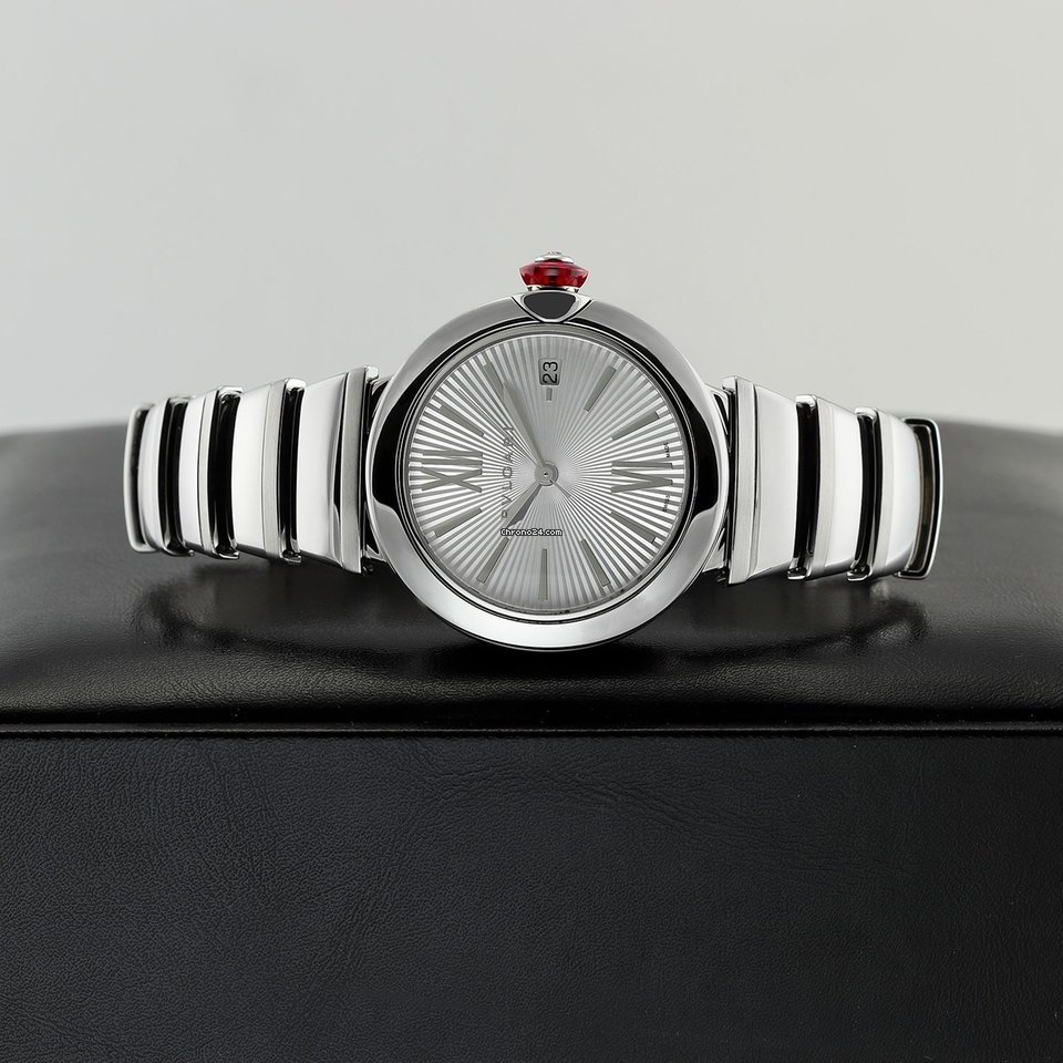IMG_9081 Bulgari Lucea Womens watch Automatic Steel 102383 Replica 7