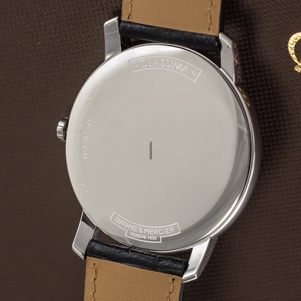 IMG_9081 Baume & Mercier Classima Mens watch Unisex Quartz Steel 10266 Replica 7