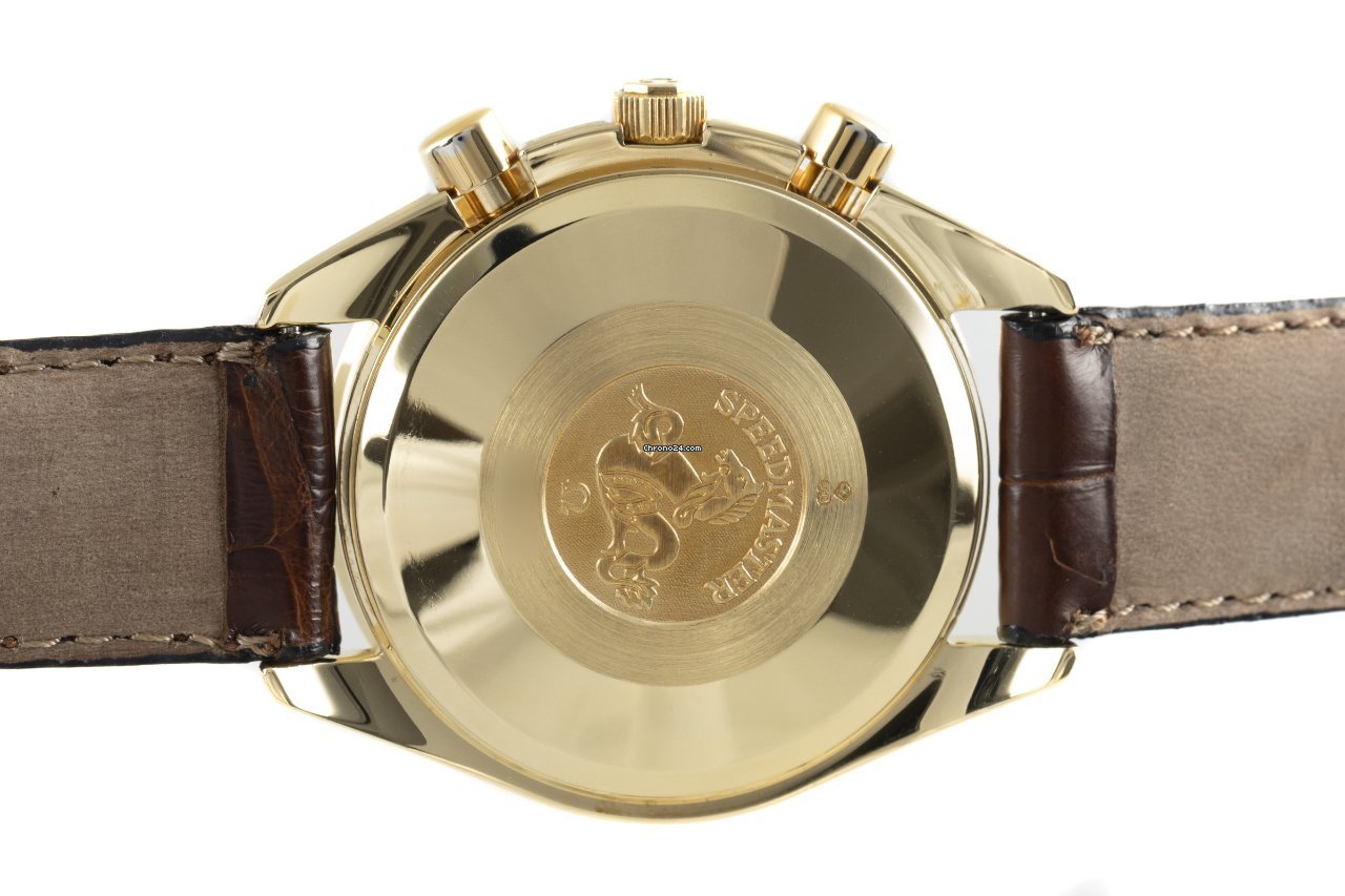 IMG_9081 Omega Speedmaster Date Mens watch Unisex Automatic Yellow gold 3611.20.00 Replica 7