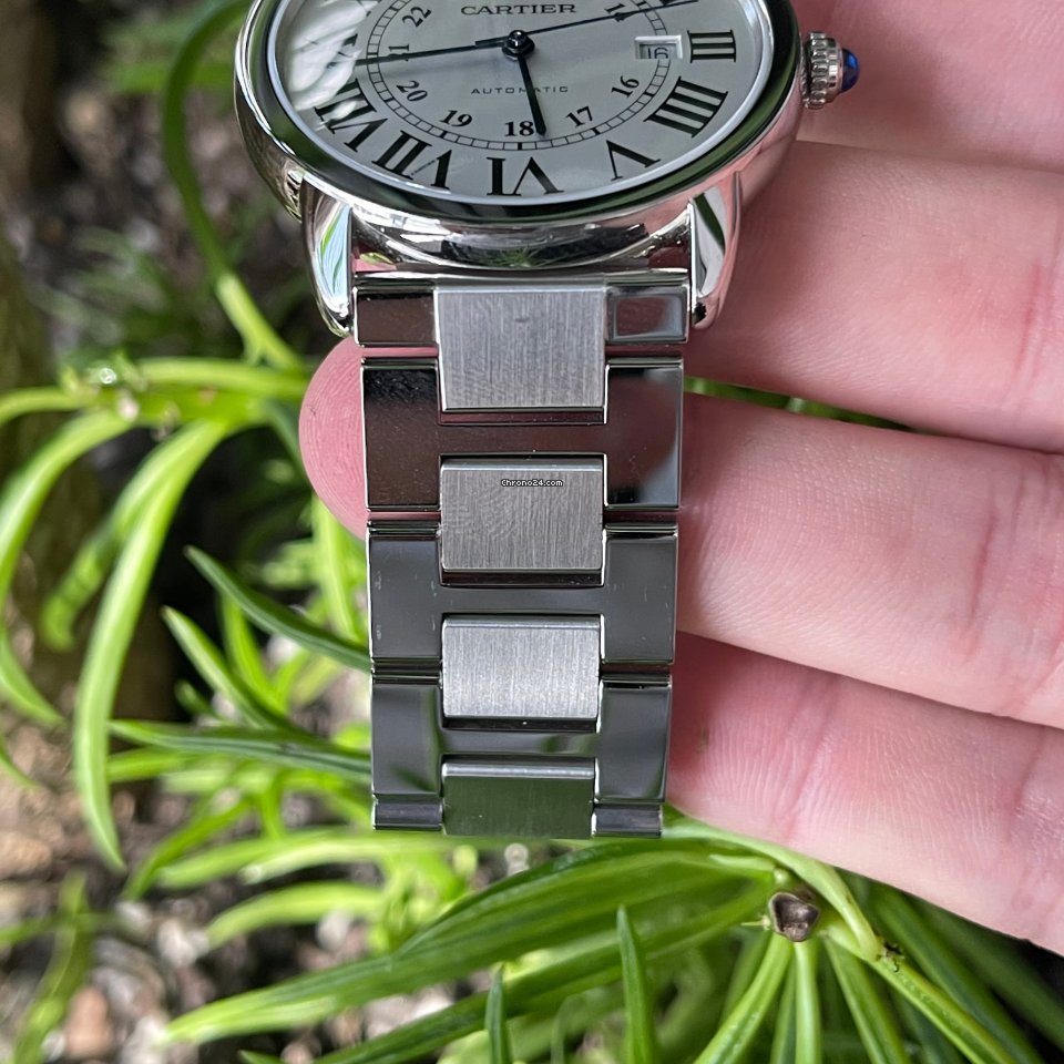 IMG_9081 Cartier Ronde Solo de Cartier Mens watch Unisex Automatic Steel W6701011 Replica 7