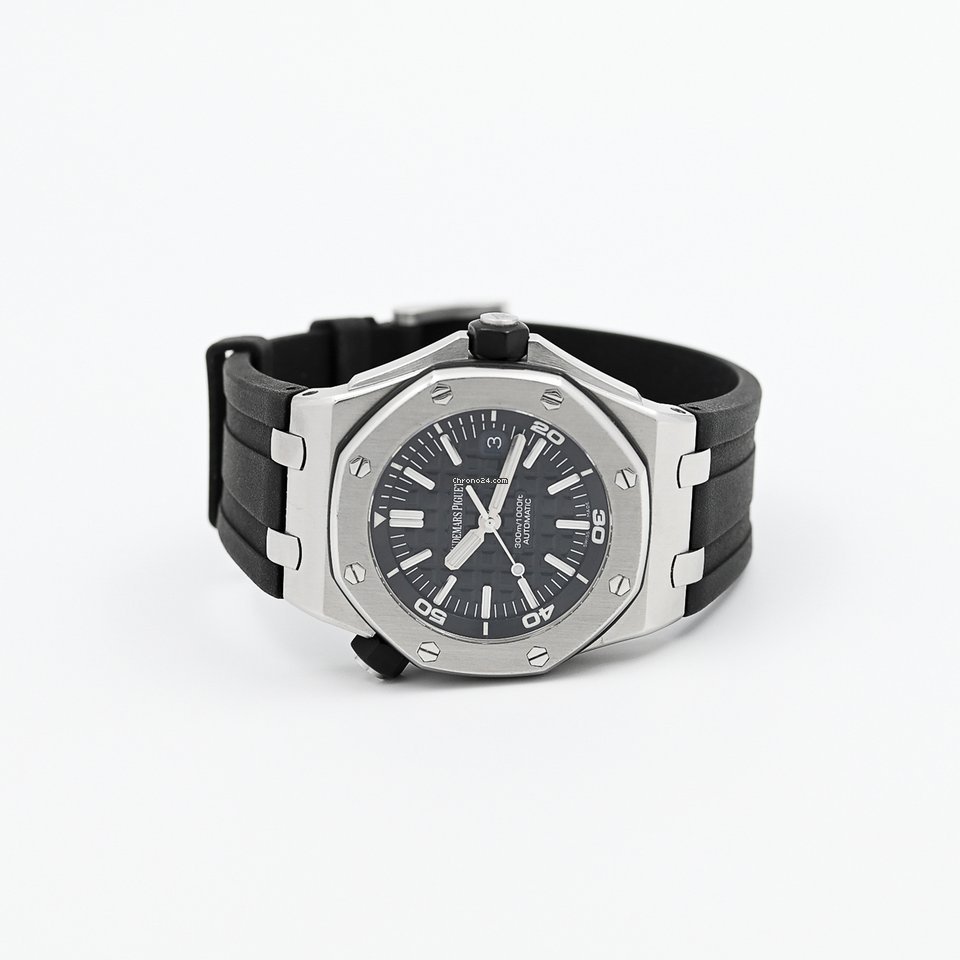 IMG_9081 Audemars Piguet Royal Oak Offshore Diver Mens watch Unisex Steel 15703ST Replica 7