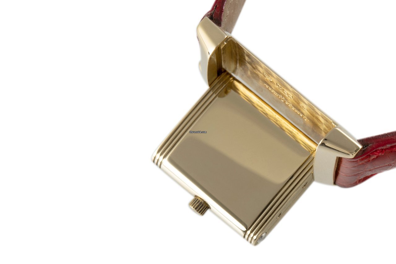 IMG_9081 Jaeger-LeCoultre Reverso Lady Womens watch Quartz Yellow gold 260.1.08 Replica 7