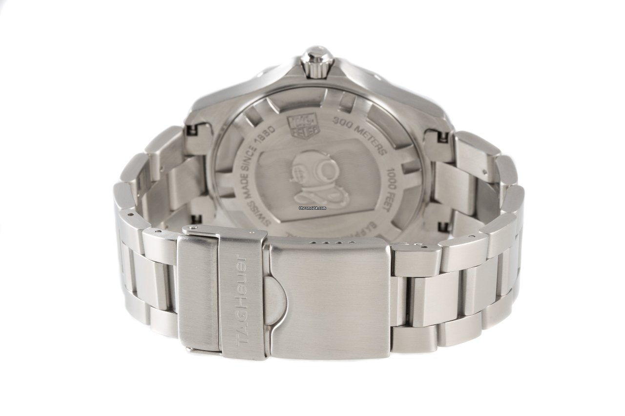 IMG_9081 TAG Heuer Aquaracer 300M Mens watch Unisex Quartz Steel WAB1110 Replica 7