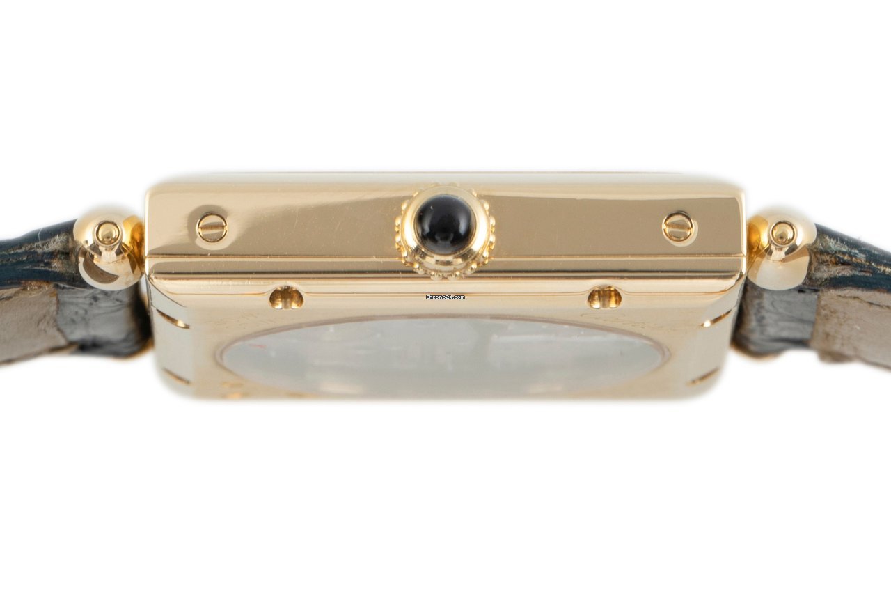 IMG_9081 Cartier Tank Mens watch Unisex Manual winding Yellow gold 2380 Replica 7