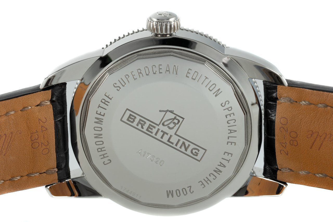 IMG_9081 Breitling Superocean Heritage 46 Mens watch Unisex Automatic Steel A17320 Replica 7